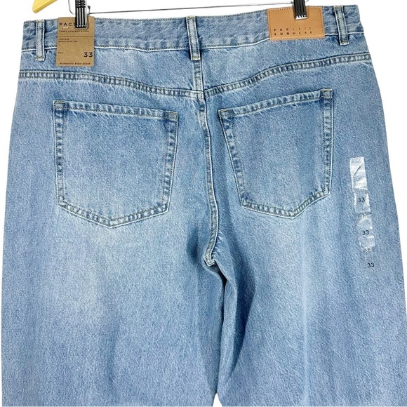 PACSUN Casey Low Rise Baggy Wide Leg Jeans Women's Plus Size 33 - Picture 9 of 13